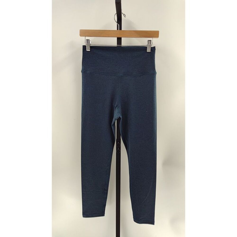 Quince Women Ultra-Soft Maternity Leggings Blue Pants L